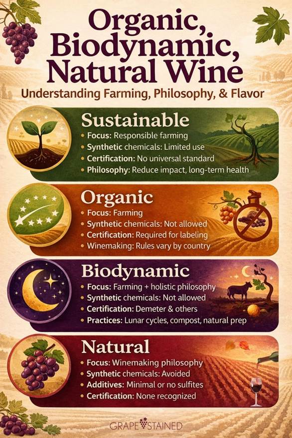 Organsko-biodinamičko i prirodno vino